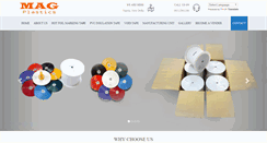 Desktop Screenshot of magplastics.com