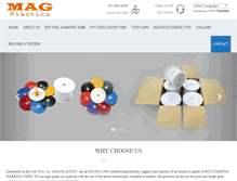Tablet Screenshot of magplastics.com